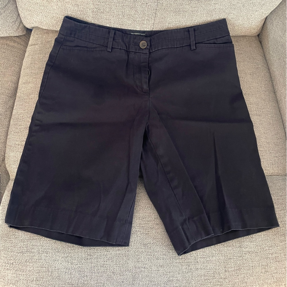 Talbots Black Tailored Bermuda Shorts